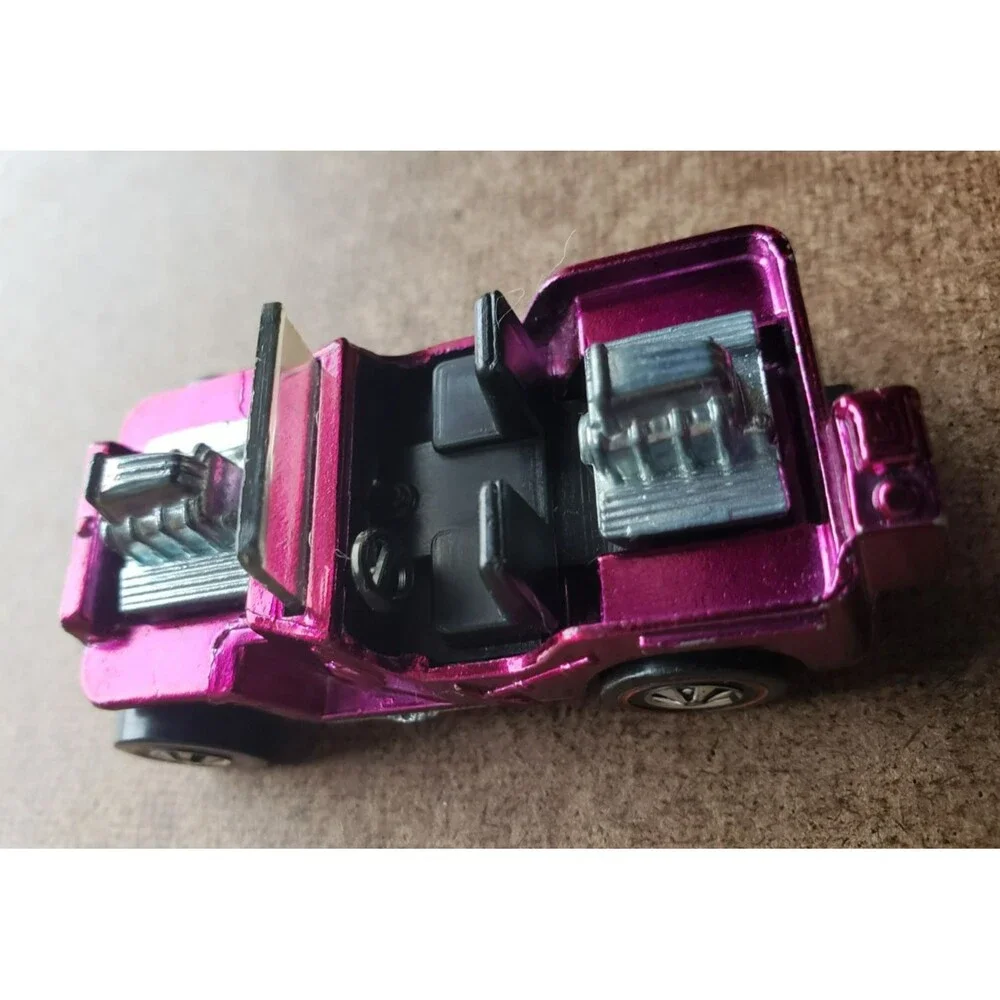 VTG 1971 Hot Wheel GRASS HOPPER Spectraflame Magenta ZAMAC 1:64 REDLINE 6461 USA